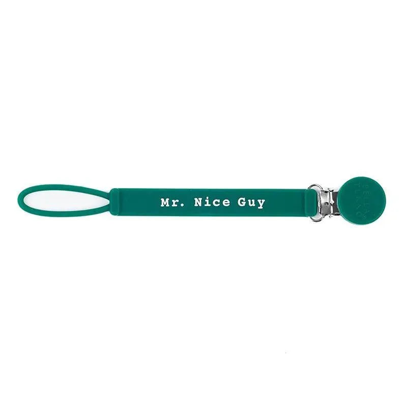 Bella Tunno - Mr Nice Guy Pacifier Clip, Green