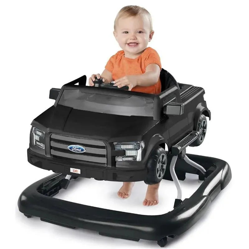 Bright Starts - Ford F-150 4-in-1 Agate Black Baby Activity Center & Push Walker