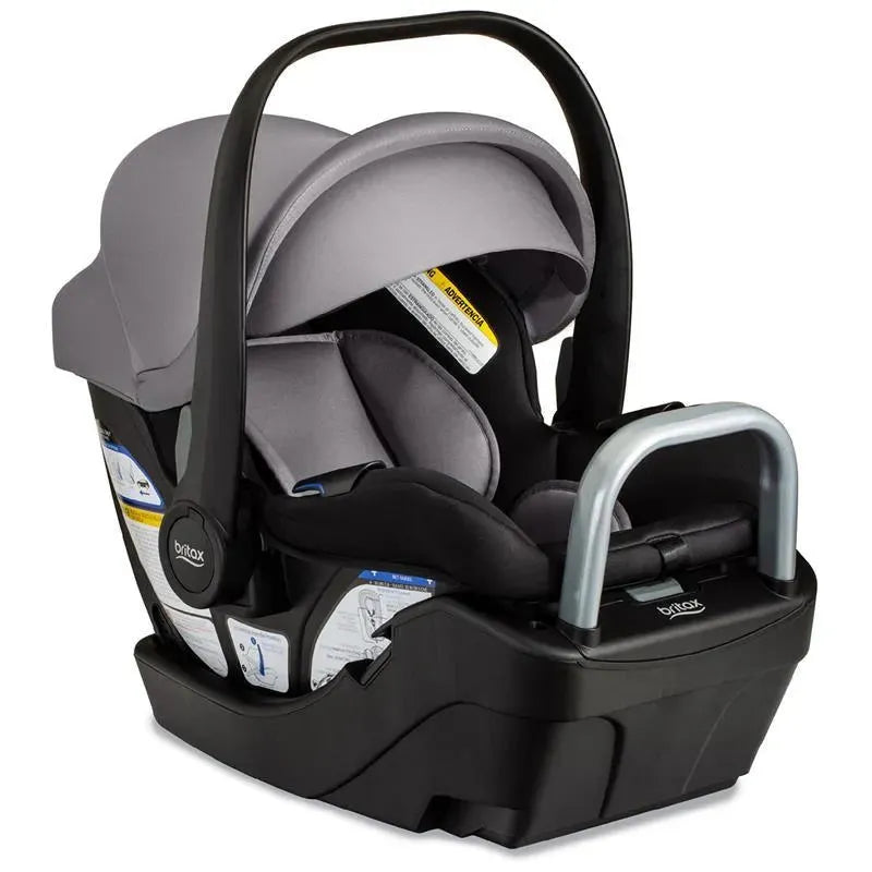 Britax - Willow S Infant Car Seat with Alpine Anti-Rebound Base, Graphite Onyx