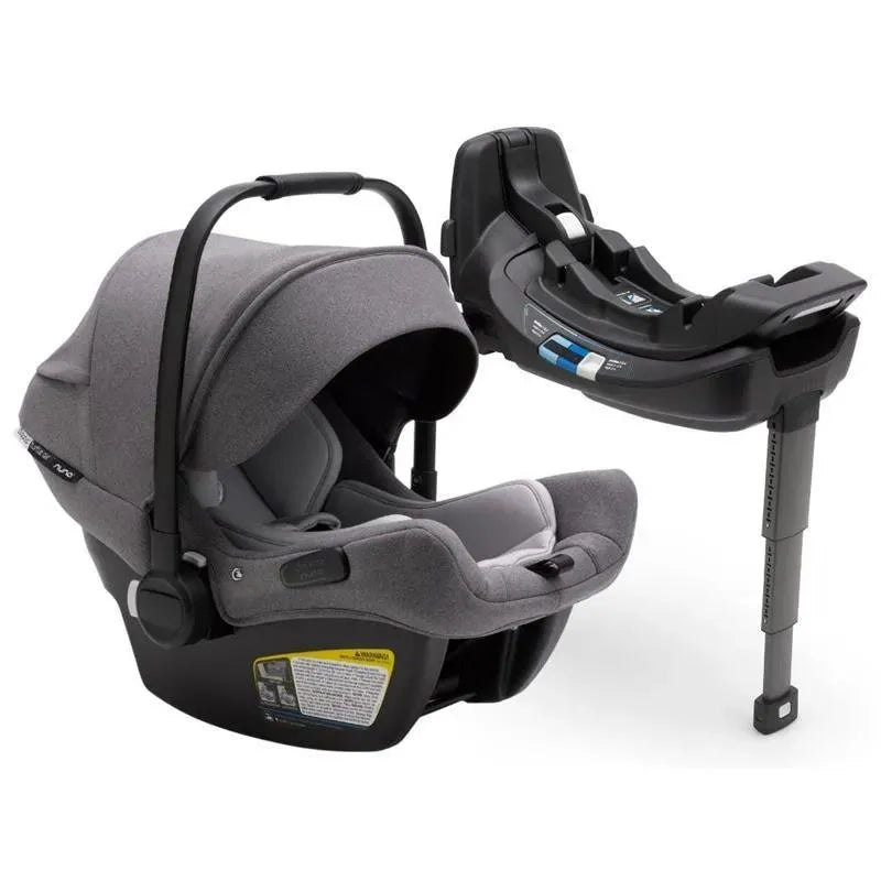 Bugaboo - Turtle Air by Nuna Infant Car Seat + Base, Grey Melange