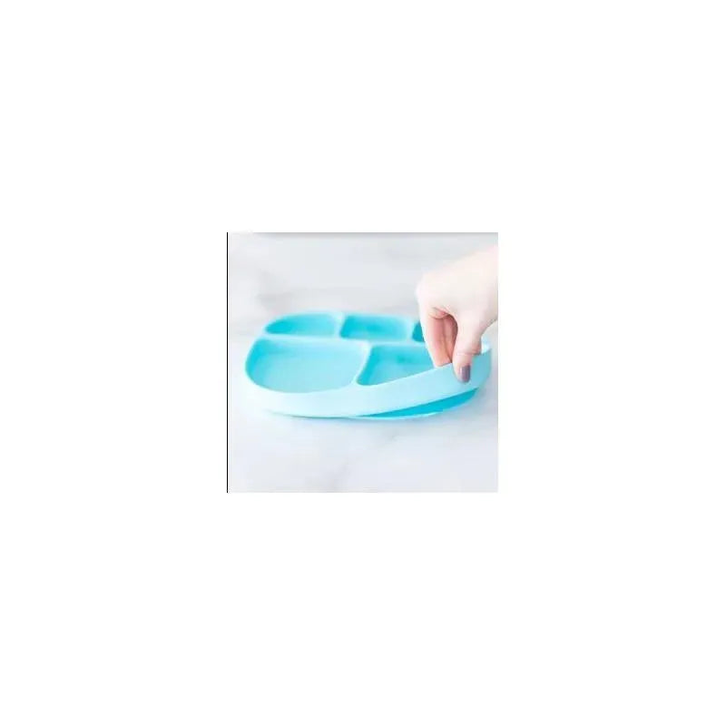 Bumkins - Grip Dish And Stretch Lid, Blue