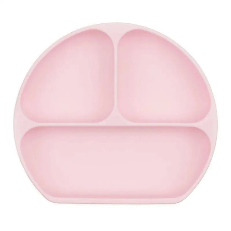 Bumkins Silicone Grip Dish - Pink