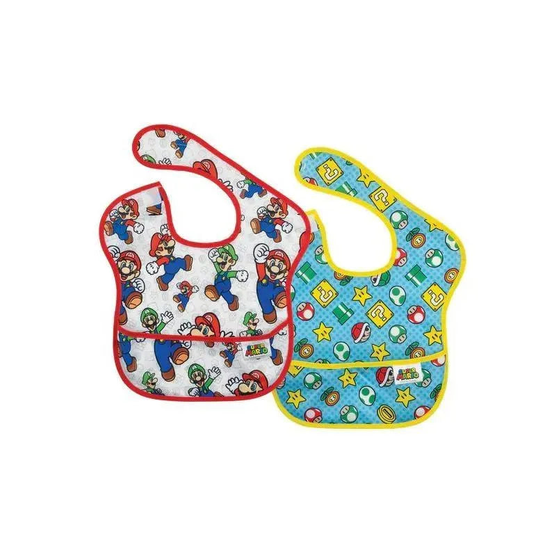 Bumkins - SuperBib 2 Pack, Super Mario