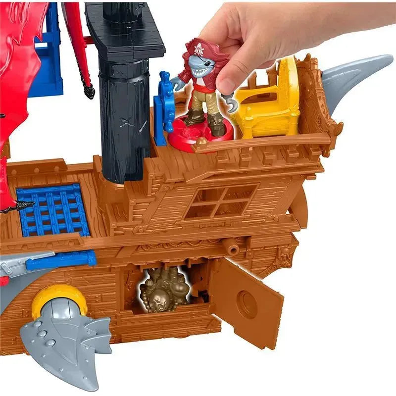 Fisher-Price Imaginext Shark Bite Pirate Ship, Multi-Colored - Image 4