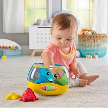 Fisher-Price Laugh & Learn Musical Toy Count & Rumble Piggy Bank With Songs  And Motion For Baby & Toddler Ages 6+ Months