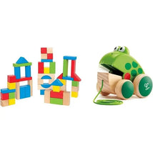 Hape Cargo Ship & Crane – Modern Natural Baby