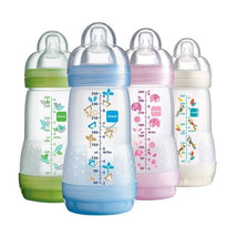Mam Anti-Colic Bottle - 260Ml - 0 - 6 Meses - Ttine Dbit 2 - Set Of 2 -  Pink And White