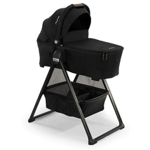  Inglesina Electa Bassinet + Stand for Baby and Newborns up to  6 Months - for Overnight Sleep & Travel - with Ventilation Control System,  Cover & Canopy - Electa Stroller Compatible - Upper Black : Baby