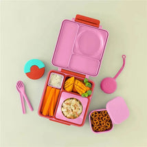 OmieBox Bento Box for Kids - Insulated Bento Lunch Box with Leak Proof  Thermos Food Jar - Meadow