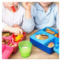 OmieBox Bento Box for Kids - Insulated Bento Lunch Box with Leak Proof  Thermos Food Jar - Meadow 