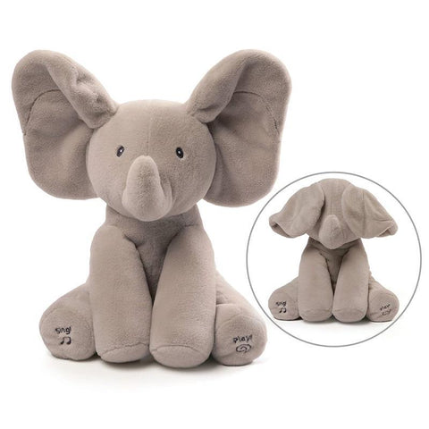 spin master gund jumbo flappy elephant plush toy macrobaby