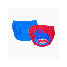 Zoocchini - Baby Knit Swim Diaper 2Pk Set, Sophie The Shark