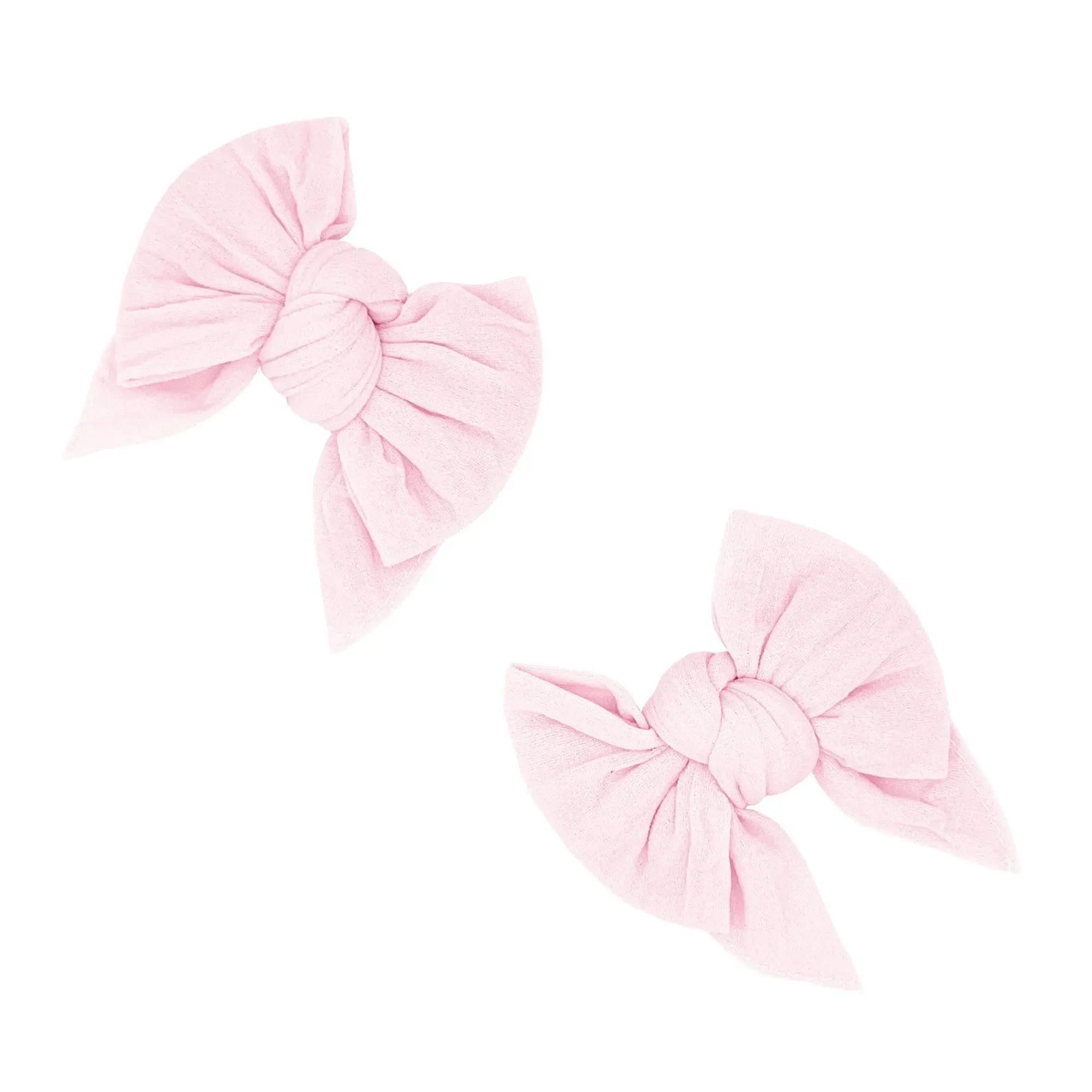 2PK BABY DEB CLIPS: pink