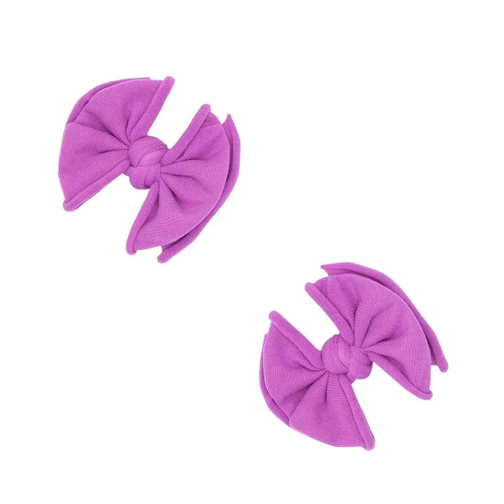 2PK BABY FAB CLIPS: azalea