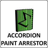accordion style paint filter