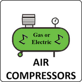 air compressors powder coating