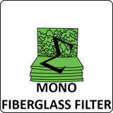 mono fiberglass filters