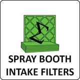 spray booth intake filters