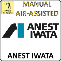 anest iwata manual air-assisted airless paint spray guns