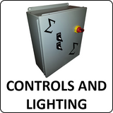 paint spray booth controls and lighting