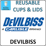 devilbiss reusable cups and lids