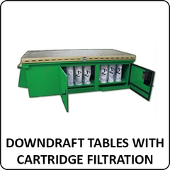 Denray Downdraft Tables with Cartridge Filtration