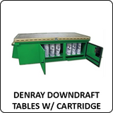 denray downdraft tables with cartridge