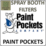 paint pockets paint spray booth filters
