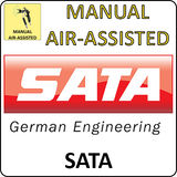 sata manual air-assisted airless paint spray guns