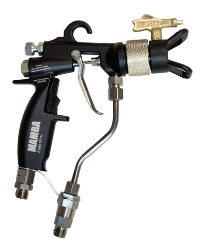 mamba mix-tech air-assisted airless spray gun