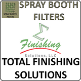 total finishing solutions paint spray booth filters
