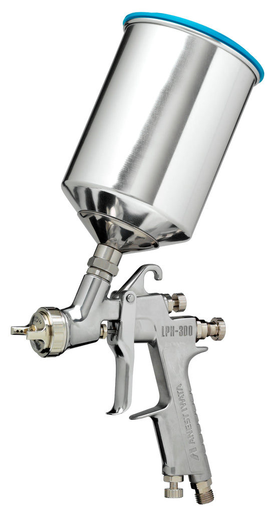 Iwata 4906 LPH-80 0.6 mm HVLP Gravity Feed Spray Gun with Plastic Cup