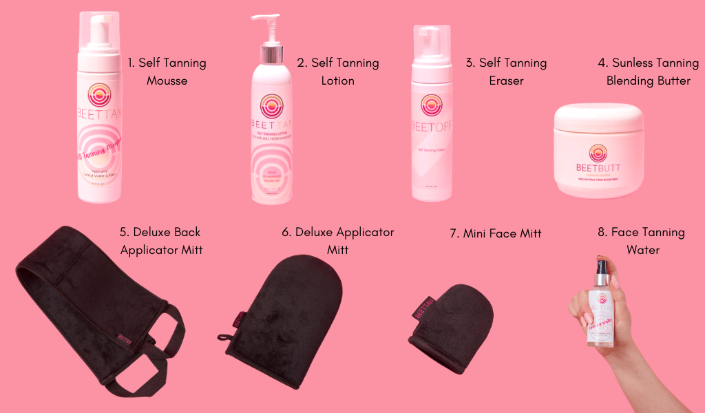 BEETTAN Sunless Tanning products.
