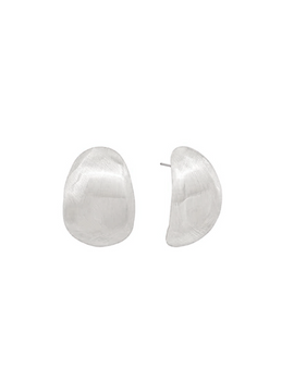 Chunky Round Satin Earrings