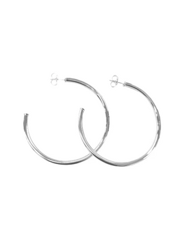 Shelia Fajl Shiny Everybody's Favorite Hoops Silver 2.5"