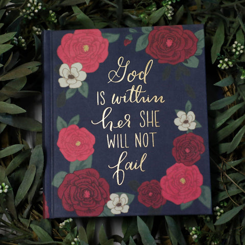 "God Is Within Her" ESV Journaling Bible, front cover.