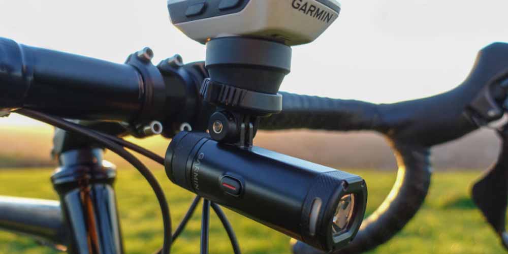 Garmin universal outfront cycling computer GPS mount with compatibility with Go-Pro and cycling lights