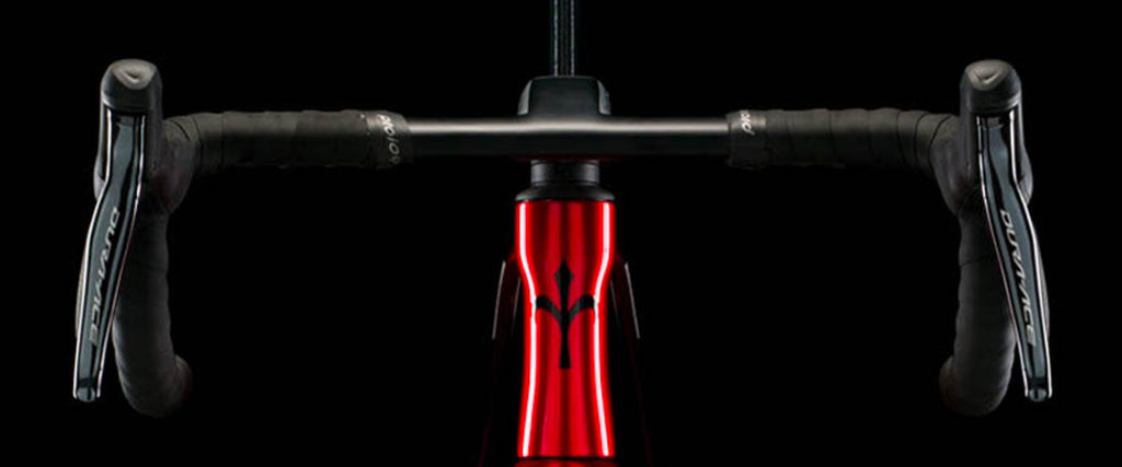Wilier Finate integrated handlebar mounted on bike
