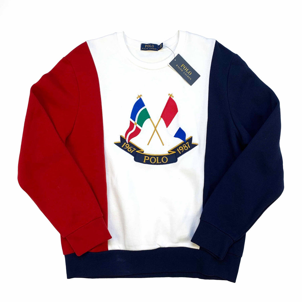 Polo Ralph Cross Flags Sweater Lauren (M) – samples&seconds