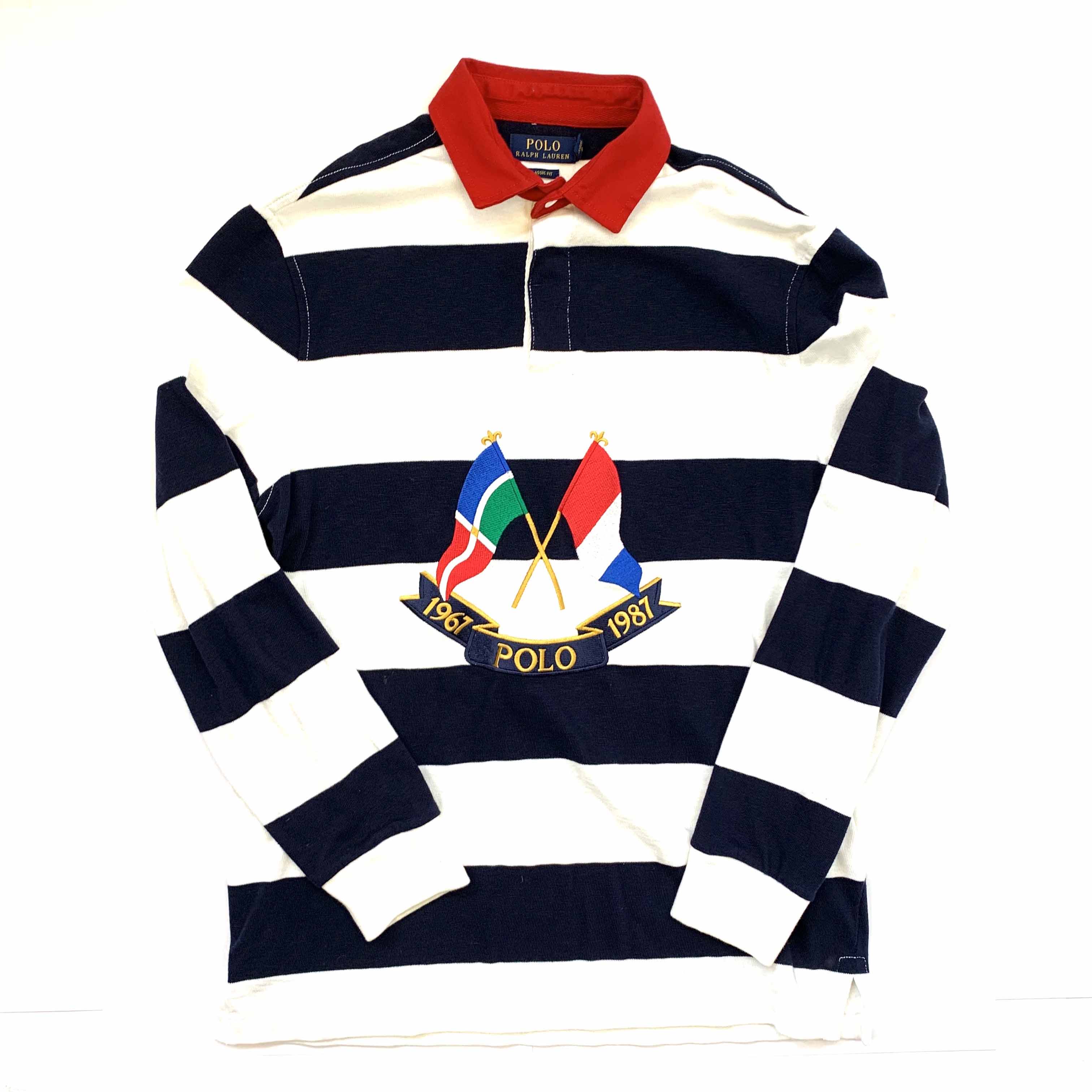 Polo Ralph Lauren Cross Flags Rugby Shirt (M) – samples&seconds