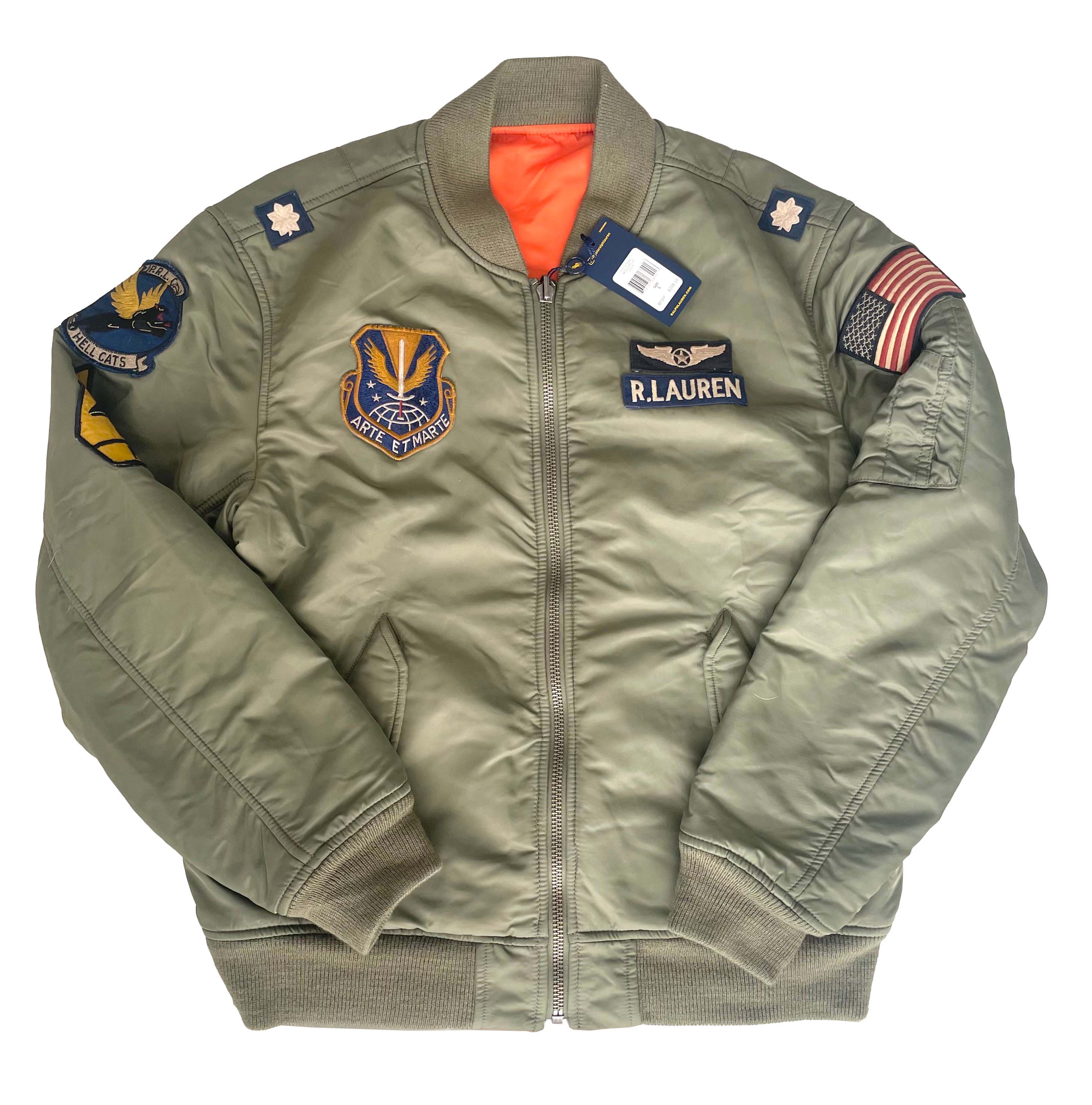 Polo Ralph Lauren Bomber Flight Jacket (L) – samples&seconds