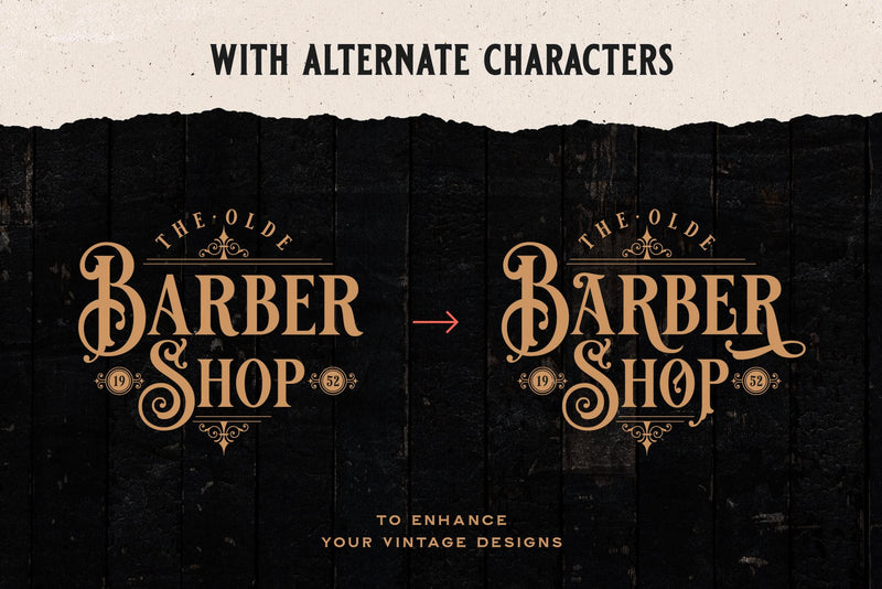 Download Vintage Font Bundle Heritage Type Co