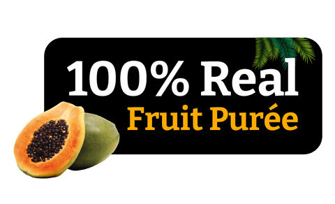 44 Lb Papaya Aseptic Fruit Purée Bag