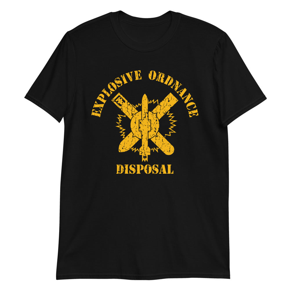 Explosive Ordnance Disposal Eod Logo Aged Short Sleeve Unisex T Shirt Milvec 