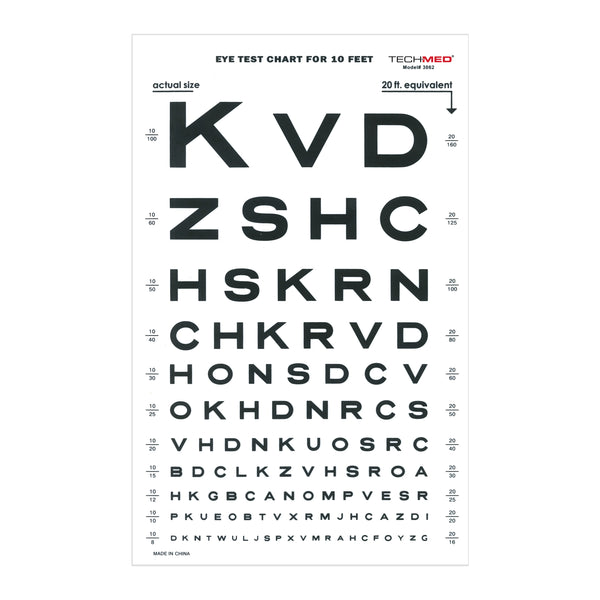 illuminated snellen eye chart 10 ft gobiomed