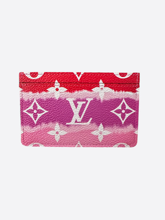 Louis Vuitton Coin Card Holder Monogram Blue - NOBLEMARS