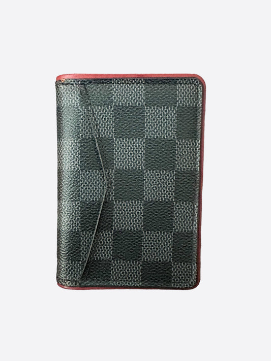 Louis Vuitton Pocket Organizer Monogram Red