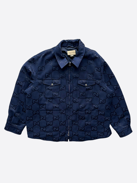 Louis Vuitton Blue Staples Edition DNA Denim Jacket – Savonches