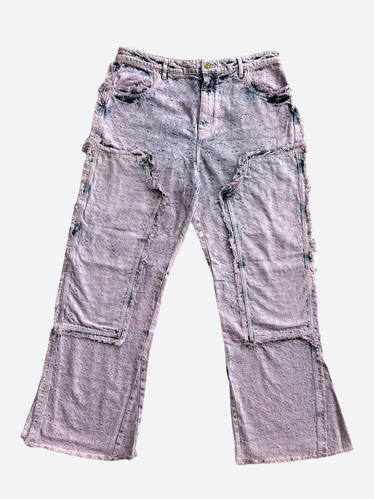 Louis Vuitton Purple Monogram Slim Jeans