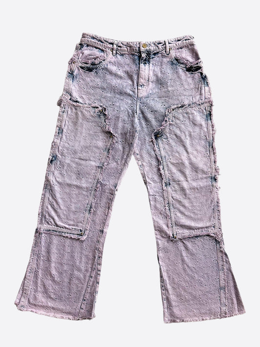 Louis Vuitton Purple Monogram Slim Jeans – Savonches